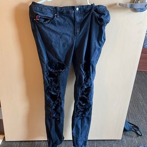 Hot topic “TRIPP NYC” netted black pants